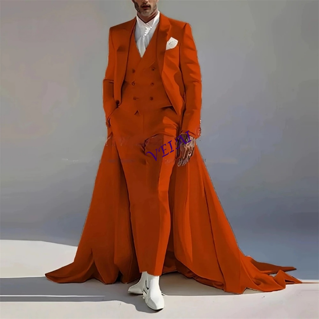 Men Formal Wear Coat - CustomizedMen Banquet Three Piece Suit Attire