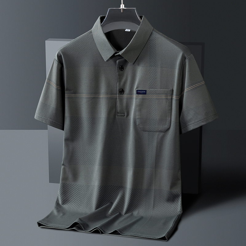 Men'S Used Formal Wear - Men's Short Sleeve Button Summer Pullover
