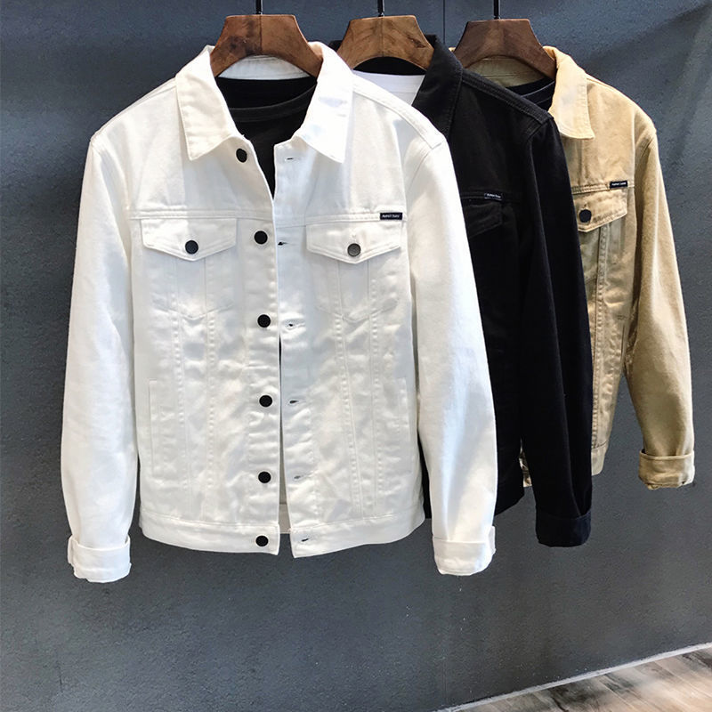 Men Formal Wear Coat - Spring Autumn Men's Denim Jacket Single