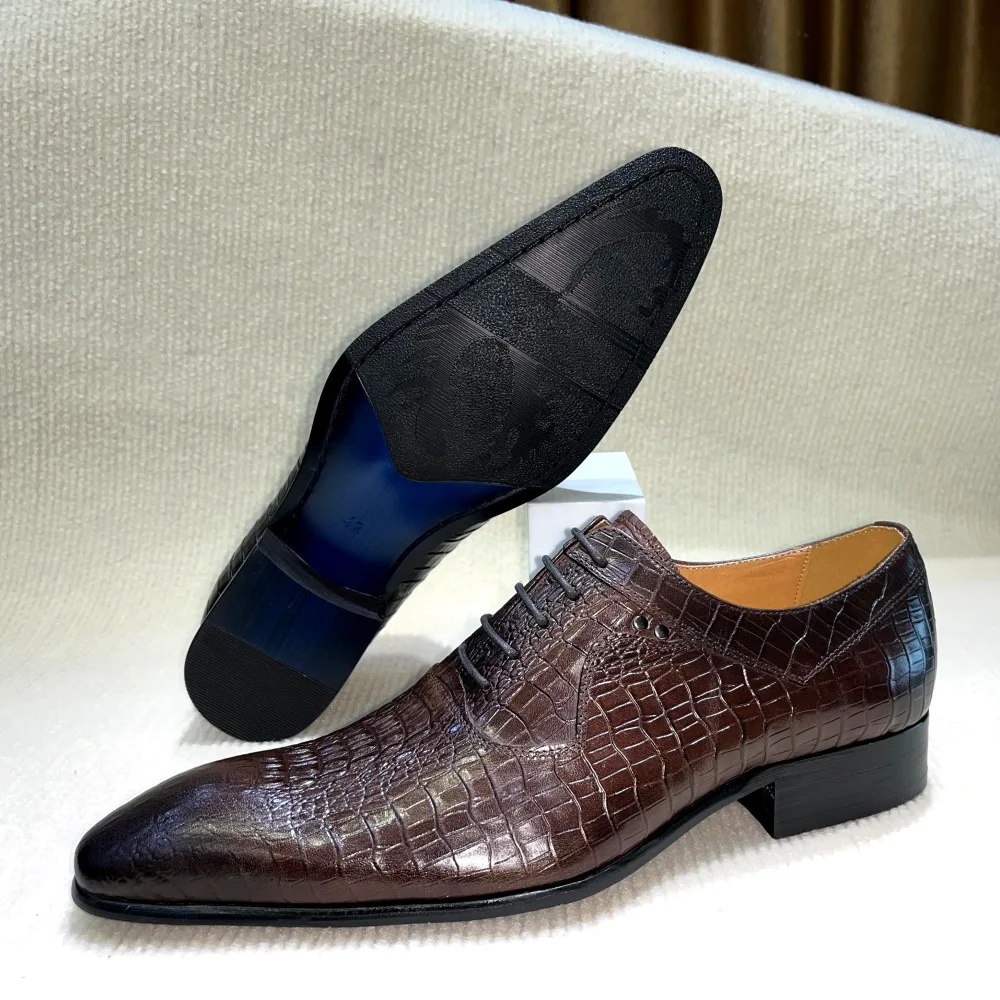 Italian Luxury Men's Pointed T - Men Formal Wear Wedding recension och pris