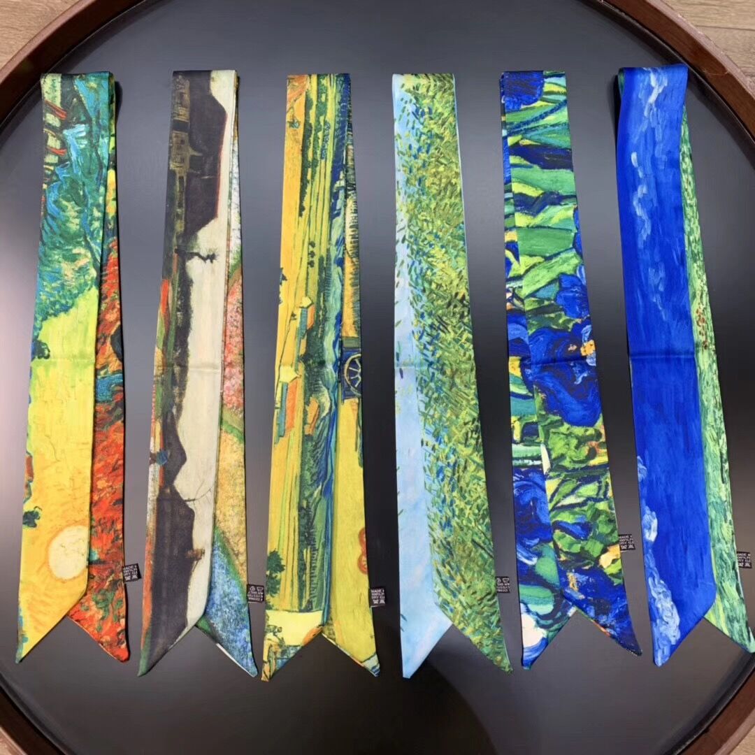 2023 Van Gogh Oil Painting Twi - Silk Tie Woven recension och pris