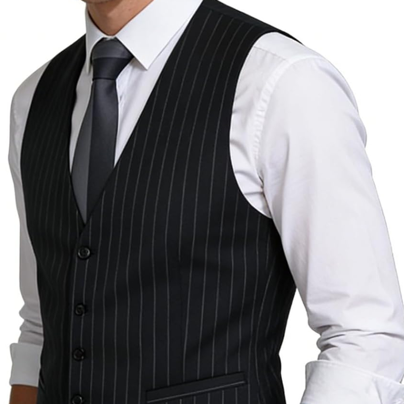 Mens Pinstripe Business Suit V - Men Formal Wear Wedding recension och pris