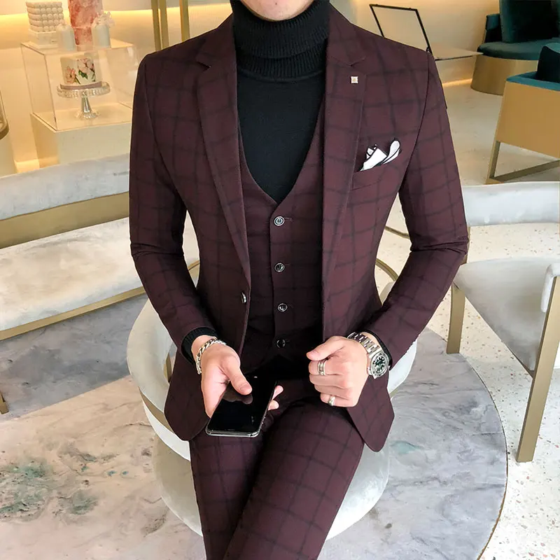 Blazer and Vest and Pants / Bo - Men Formal Wear Wedding recension och pris