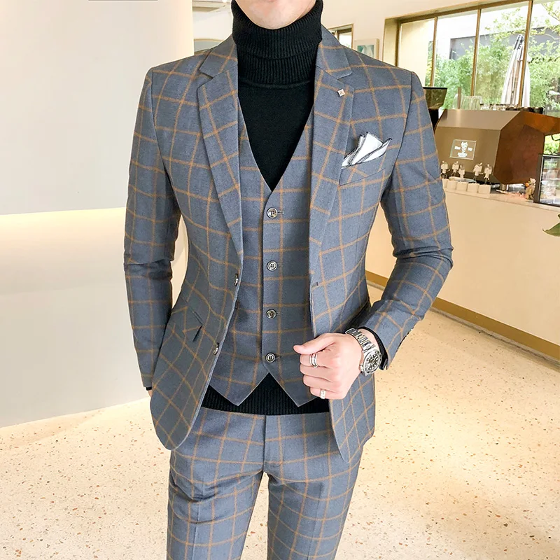 Blazer and Vest and Pants / Bo - Men Formal Wear Wedding recension och pris