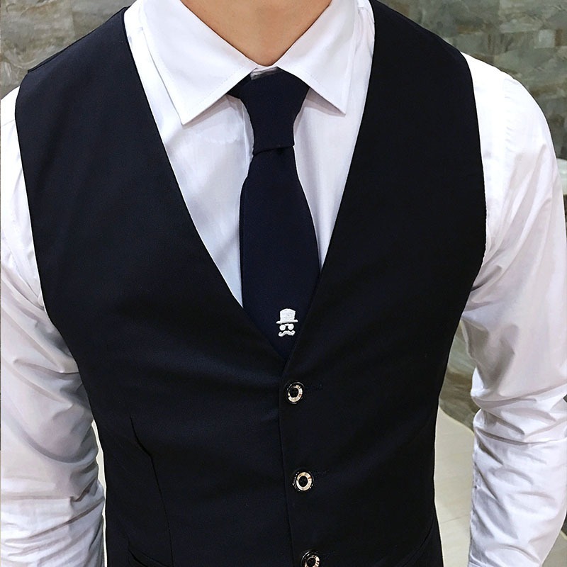 Men British Slim Fit Suit Vest - Elegant Formal Men'S Wear recension och pris
