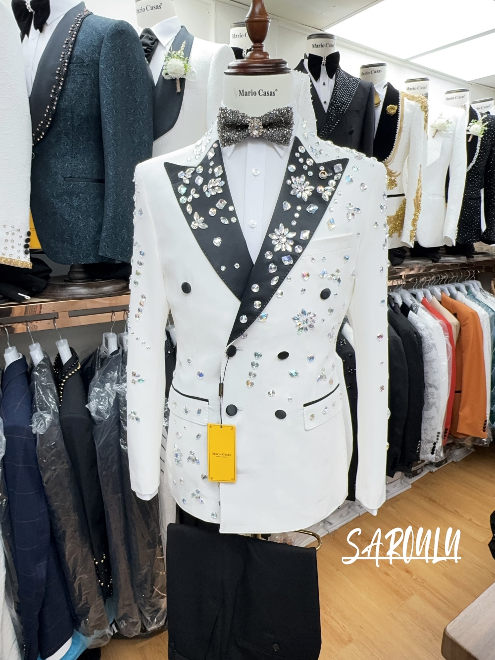 2025 Sparkly In Stock Crystals - Elegant Formal Men'S Wear recension och pris