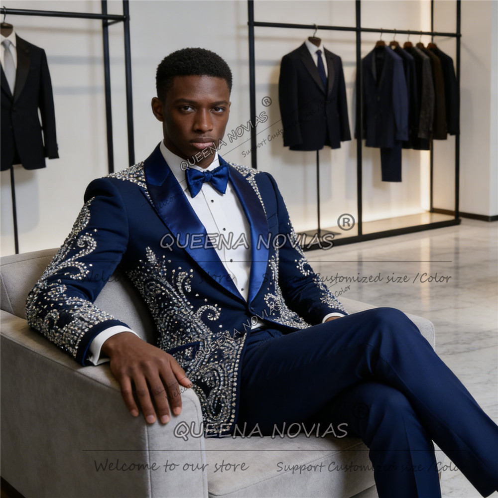 Brilliant Beaded Stones Groom  - Men'S Formal Wear Attire recension och pris