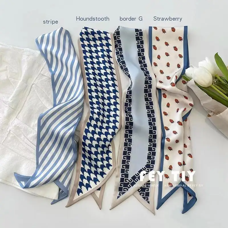 Set Series Silk Satin Scarf Wo - Silk Tie Woven recension och pris
