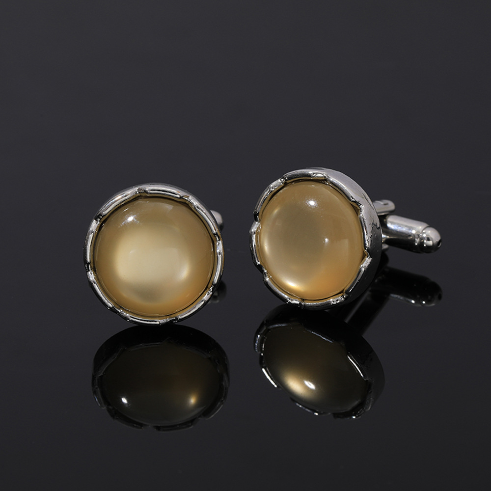 Round Crystal Cufflinks for Me - Mens Formal recension och pris
