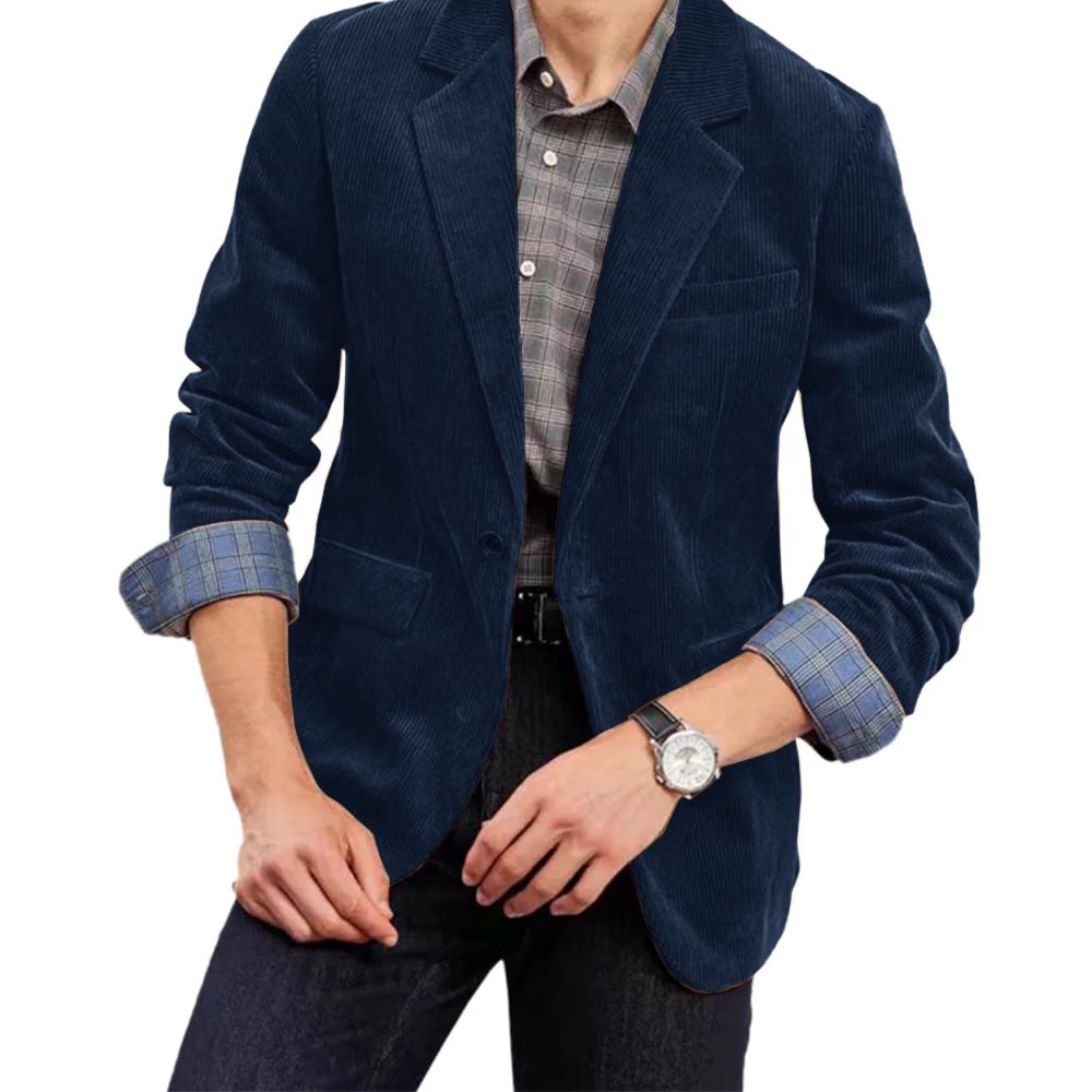 Men's Corduroy Suit Jacket Sin - Elegant Formal Men'S Wear recension och pris