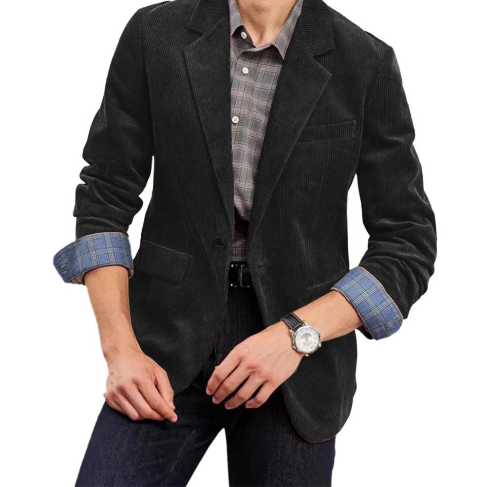 Men's Corduroy Suit Jacket Sin - Elegant Formal Men'S Wear recension och pris