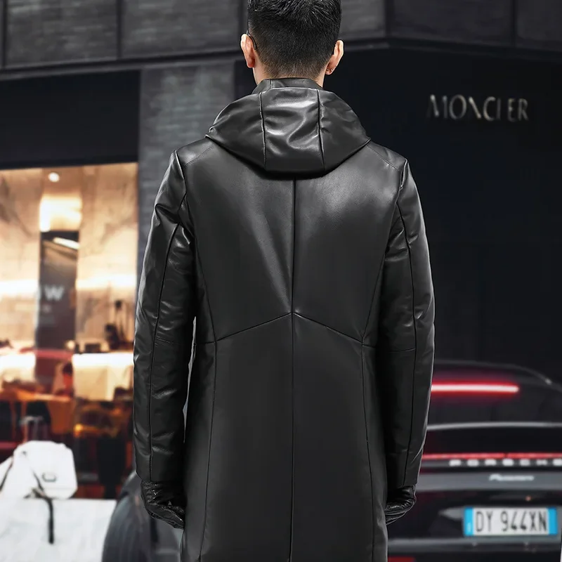 Men's Winter Coat Sheepskin Le - Men Formal Wear Coat recension och pris