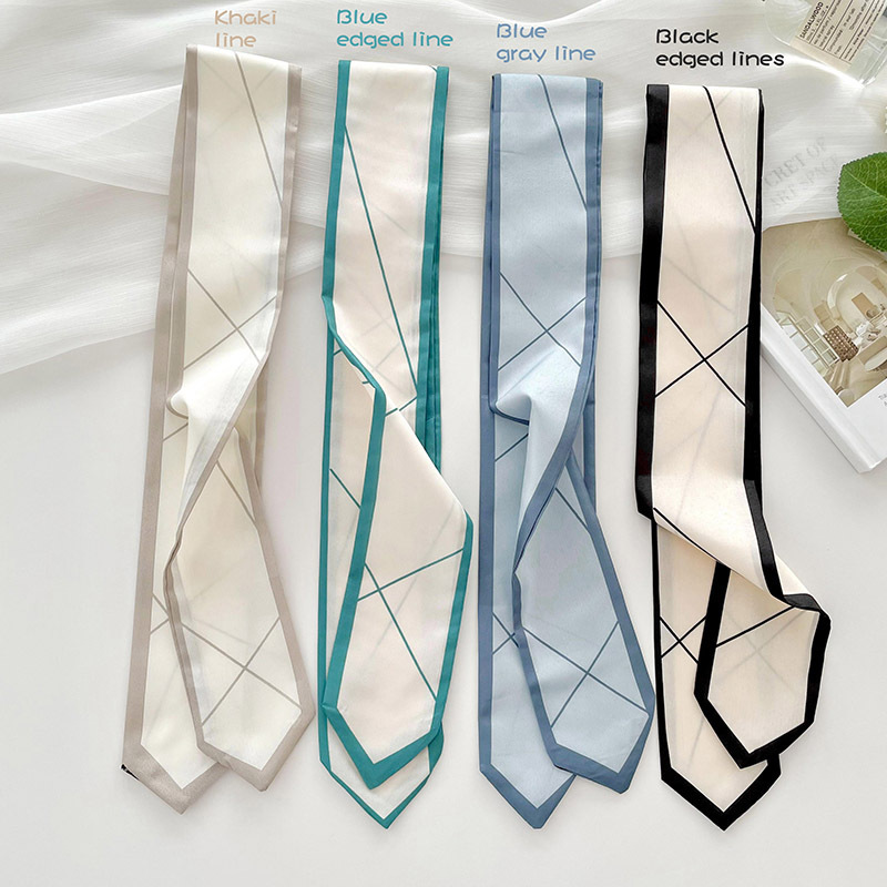 Versatile silk scarf, thin, lo - Silk Tie Woven recension och pris