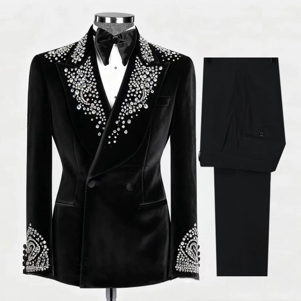 Luxury Suits Men 2 Piece Sets  - Men'S Formal Wear Attire recension och pris