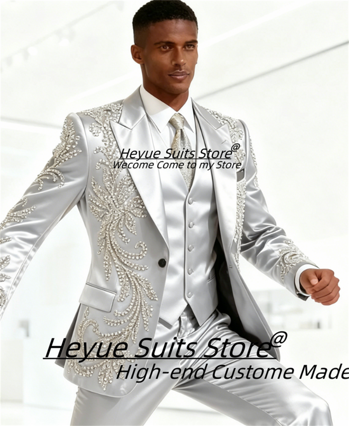 High End Customized Men Suit L - Men'S Used Formal Wear recension och pris