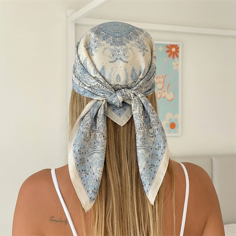 Luxury Printing Silk Square Sc - Silk Tie Woven recension och pris