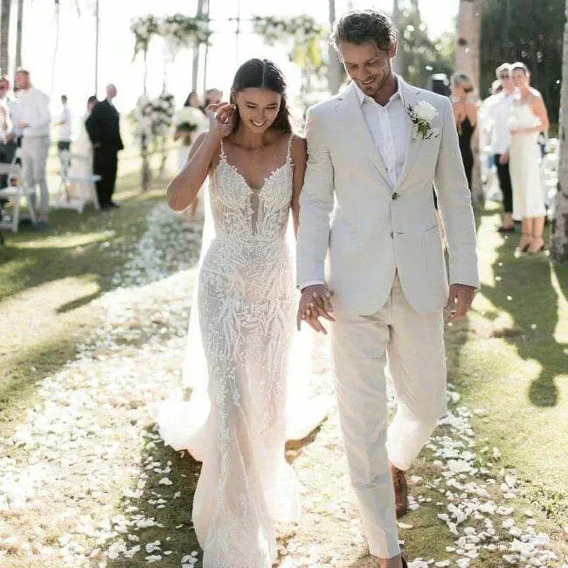 Linen Wedding Tuxedo For Men S - Men'S Formal Wear Attire recension och pris