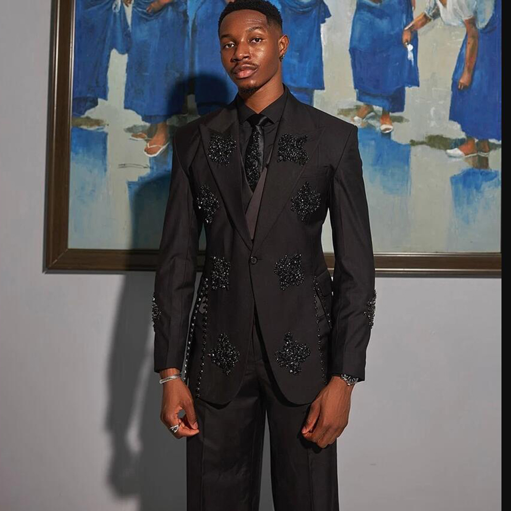 Luxury Suit Men 2 Piece Sets C - Men'S Formal Wear Attire recension och pris