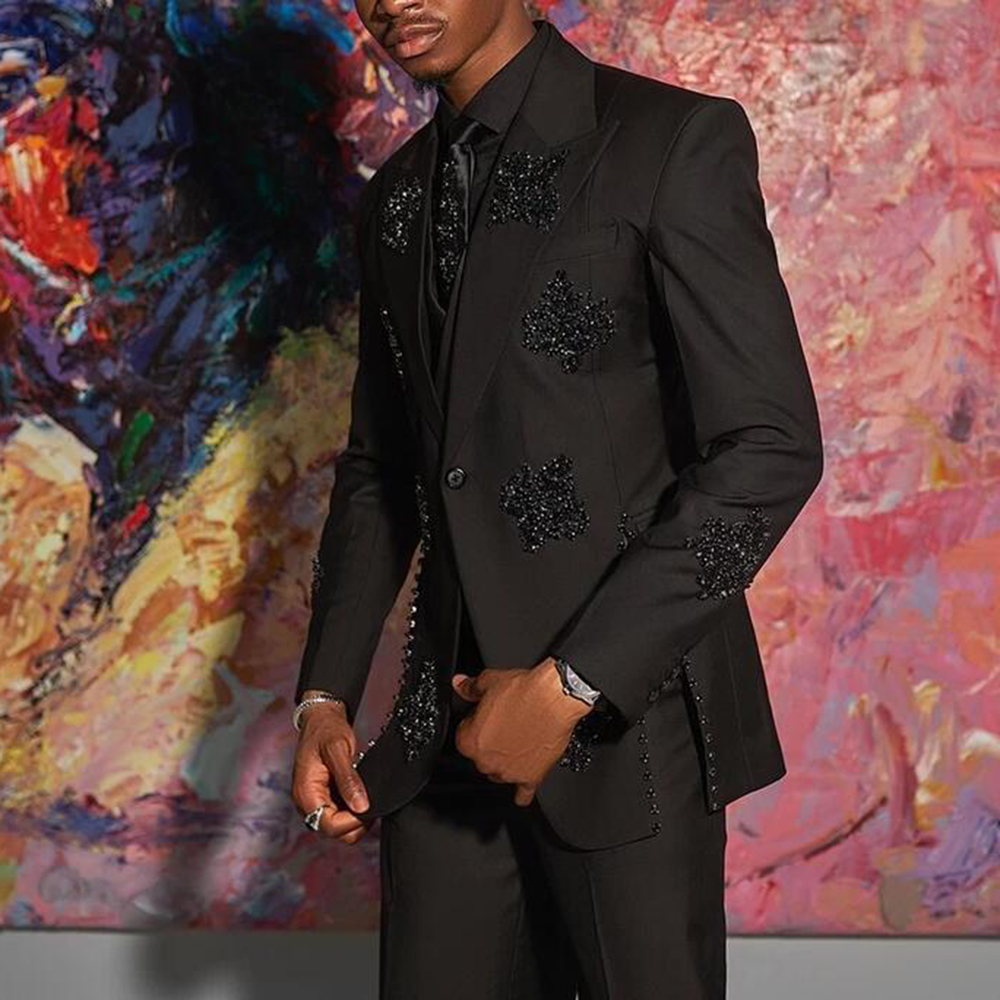 Luxury Suit Men 2 Piece Sets C - Men'S Formal Wear Attire recension och pris