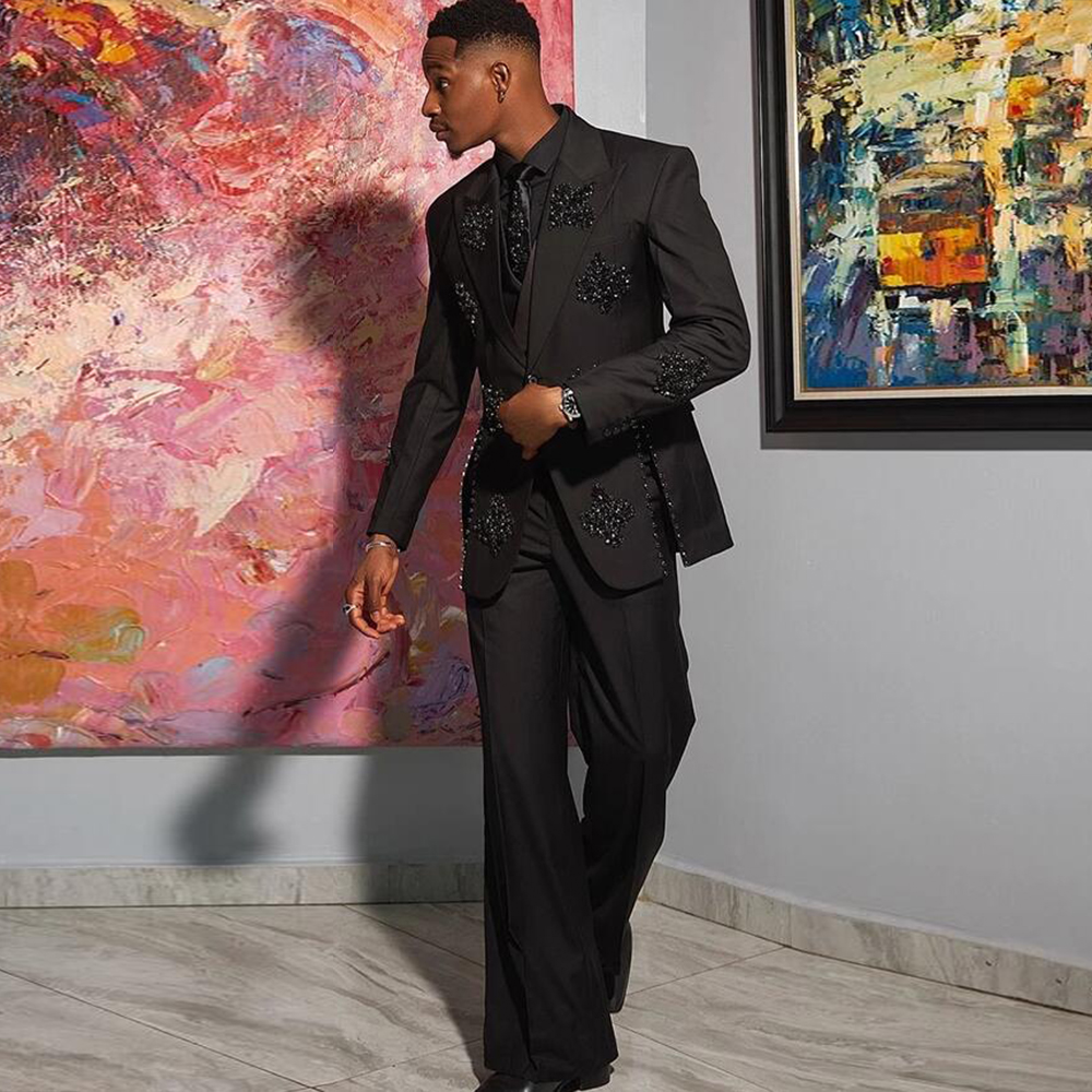 Luxury Suit Men 2 Piece Sets C - Men'S Formal Wear Attire recension och pris