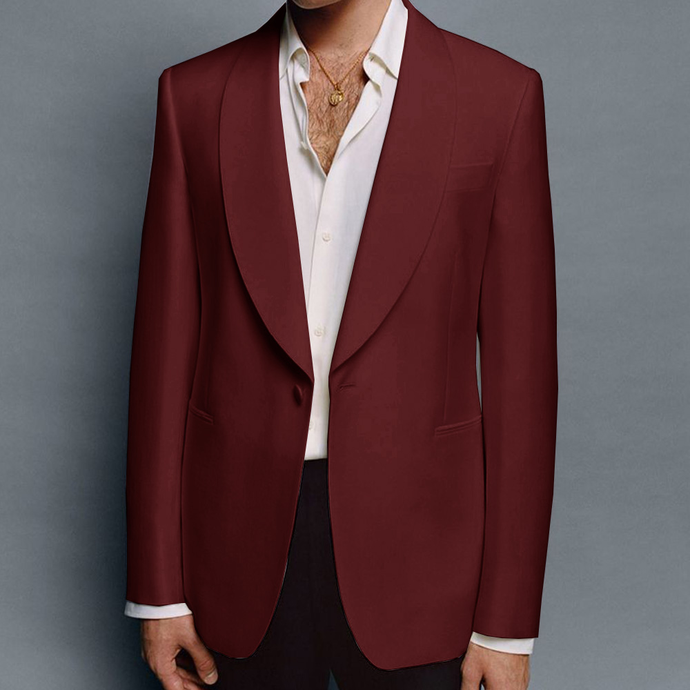 Men’s Suit Jacket Shawl Lapel  - Elegant Formal Men'S Wear recension och pris