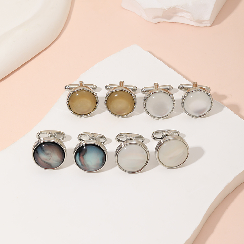 Round Crystal Cufflinks for Me - Mens Formal recension och pris