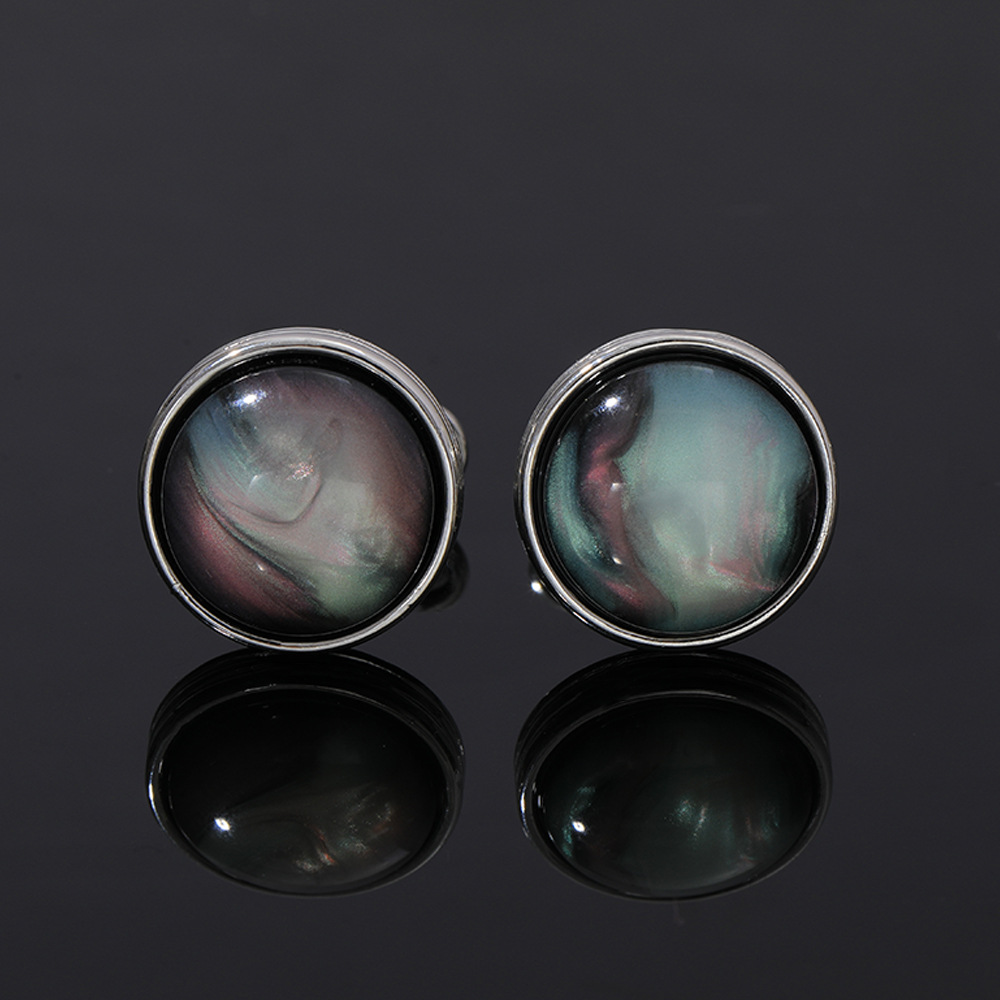 Round Crystal Cufflinks for Me - Mens Formal recension och pris