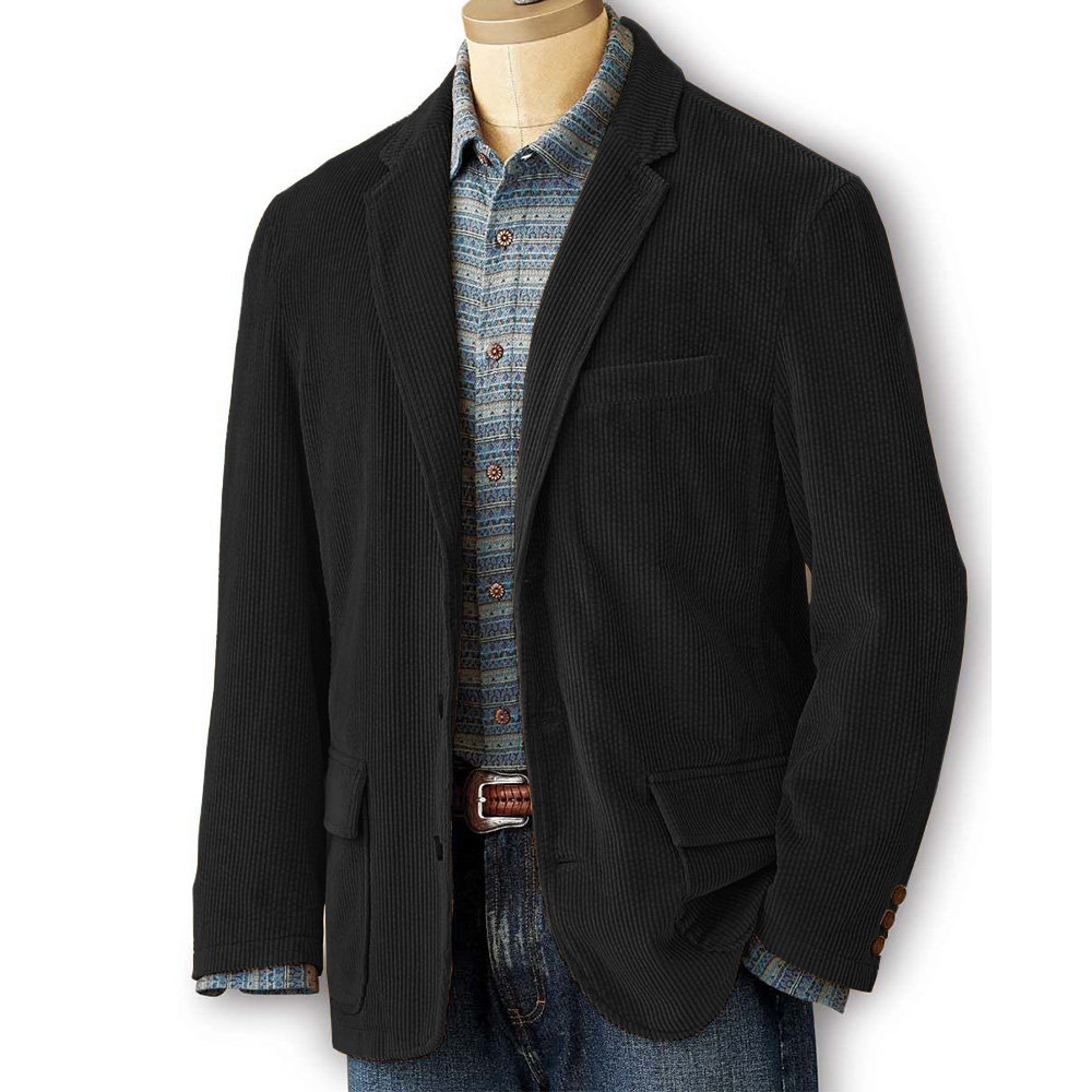 Mens Corduroy Blazer Suit Jack - Men Formal Wear Without Suit recension och pris