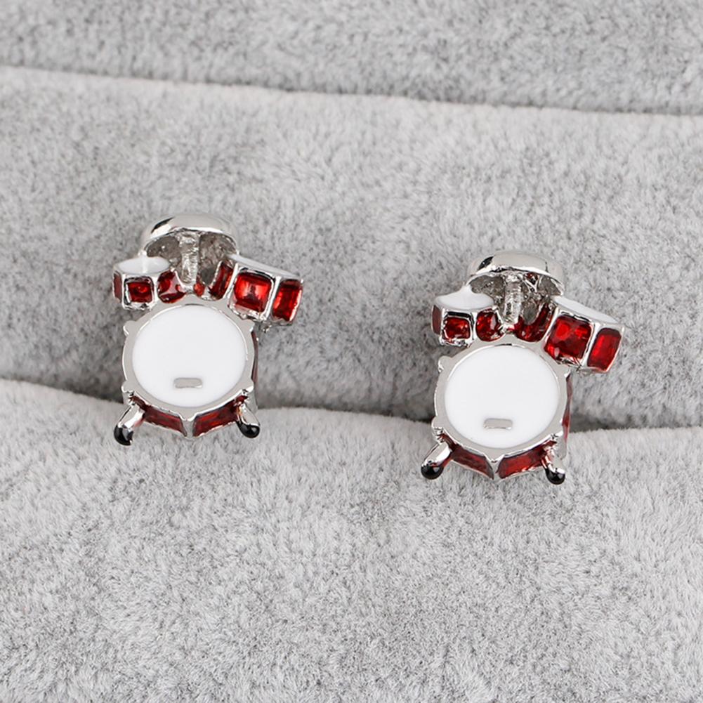 1 Pair Men Cufflinks Drum Shap - Men'S Formal Wear Attire recension och pris