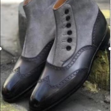 Men's Leather Suede Chelsea Bo - Mens Formal recension och pris