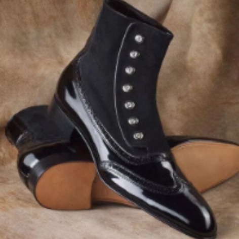 Men's Leather Suede Chelsea Bo - Mens Formal recension och pris