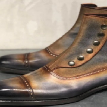 Men's Leather Suede Chelsea Bo - Mens Formal recension och pris