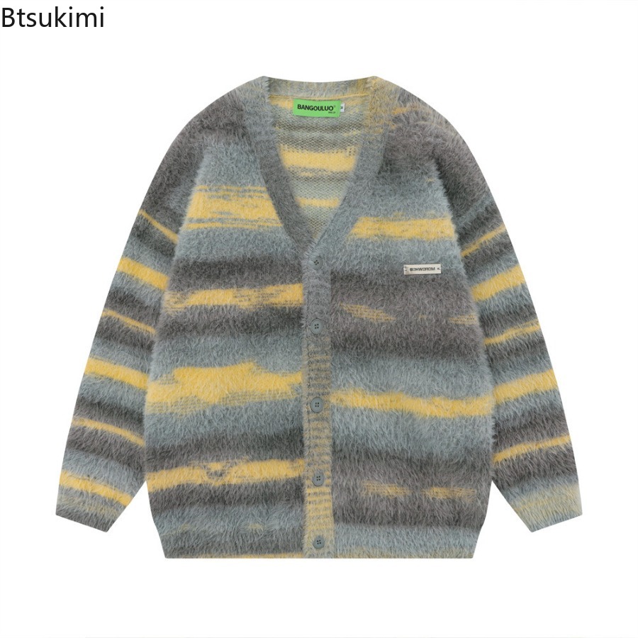 Men's Yellow Striped Thickened - Men Formal Wear Coat recension och pris
