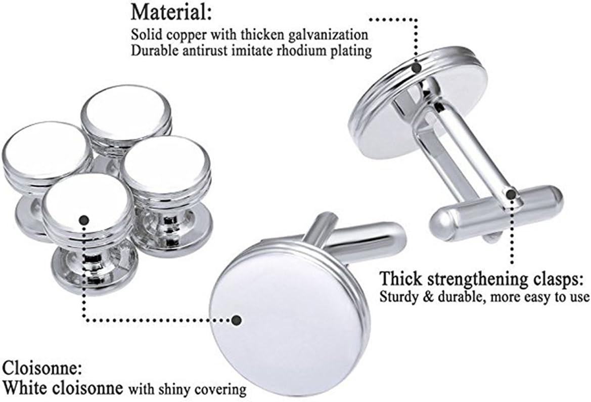 Mens Cufflinks and Studs Set T - Mens Formal recension och pris