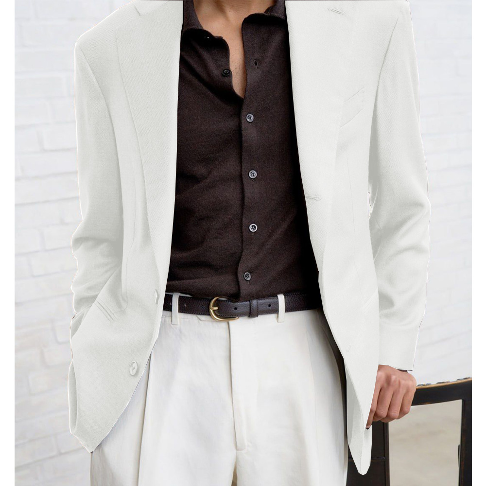 Men Suit Jacket Single Breaste - Elegant Formal Men'S Wear recension och pris