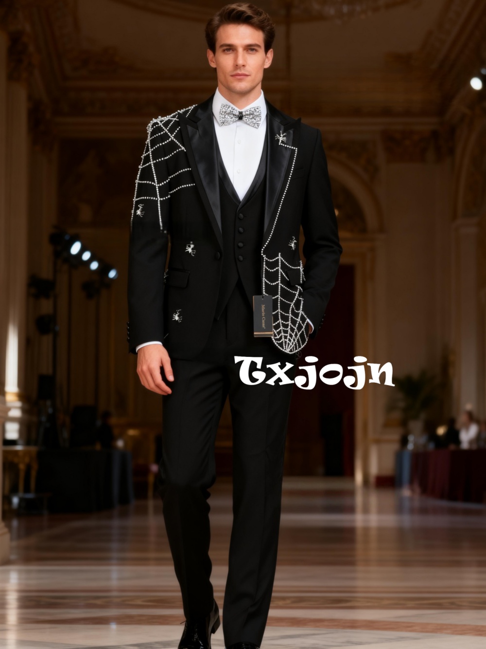 Chic Luxury Beaded Men's Suits - Elegant Formal Men'S Wear recension och pris