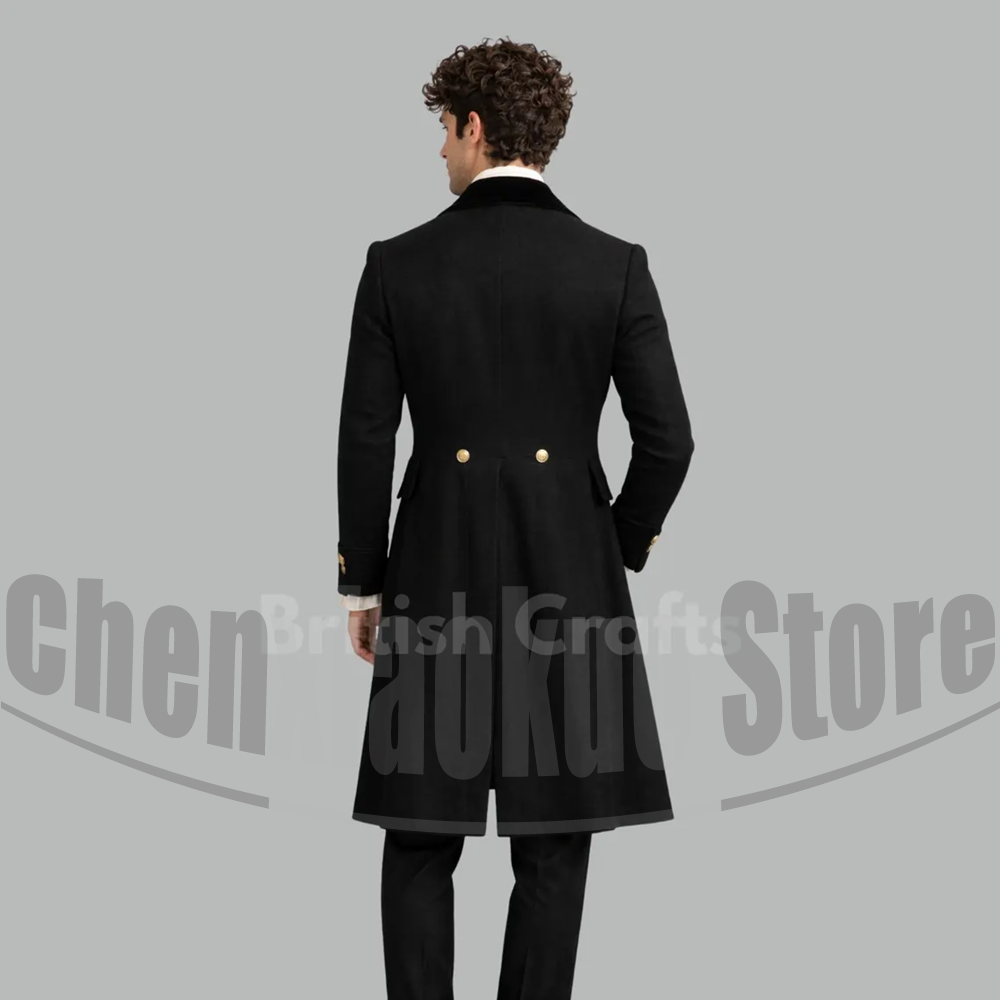 Black Men Victorian Tailcoat 3 - Victorian Men'S Formal Wear recension och pris