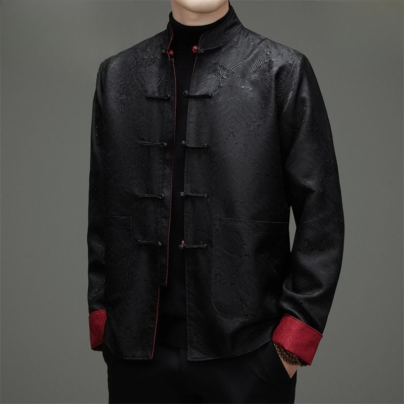 Tang-style Men Long-sleeved Do - Men Formal Wear Coat recension och pris