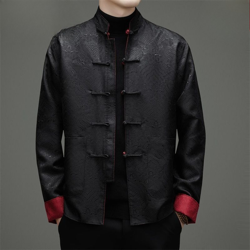Tang-style Men Long-sleeved Do - Men Formal Wear Coat recension och pris