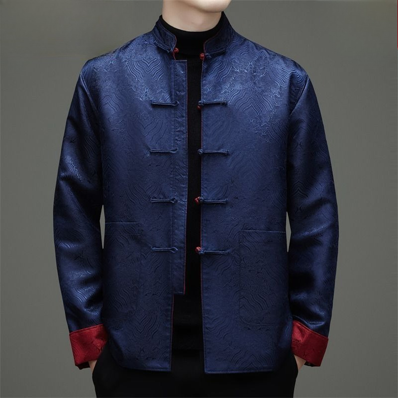 Tang-style Men Long-sleeved Do - Men Formal Wear Coat recension och pris