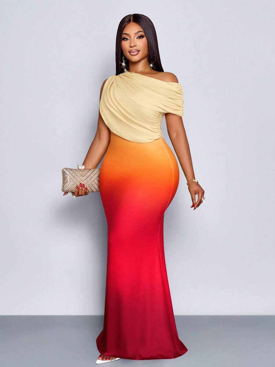 Elegant Apricot Asymmetric Off - Mens Formal recension och pris
