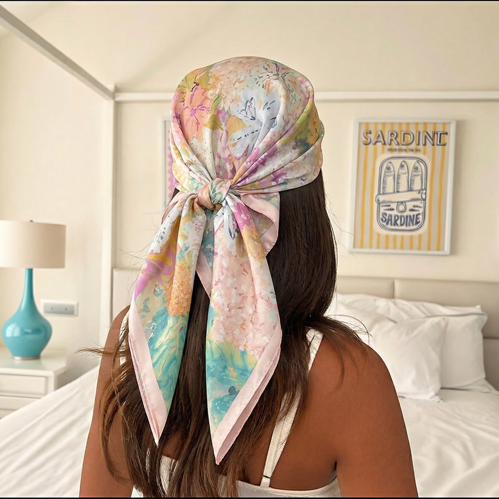 70*70cm Square Silk Scarf for  - Silk Tie Woven recension och pris