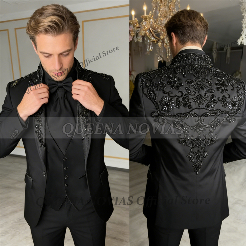 Male Fashion Groom Wedding Sui - Men'S Formal Wear Attire recension och pris