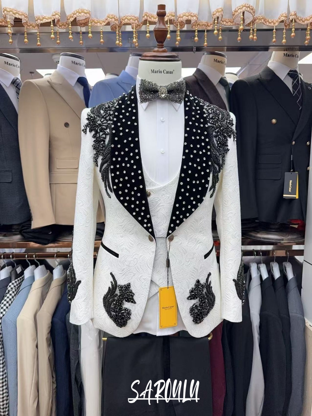 On Sale Luxurious Shawl Lapel  - Men Formal Wear Sale recension och pris