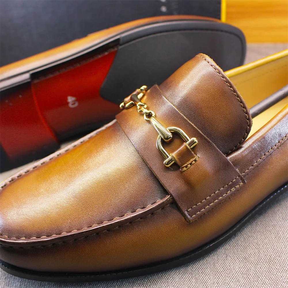 Men's Loafers Dress Shoes roun - Mens Formal recension och pris
