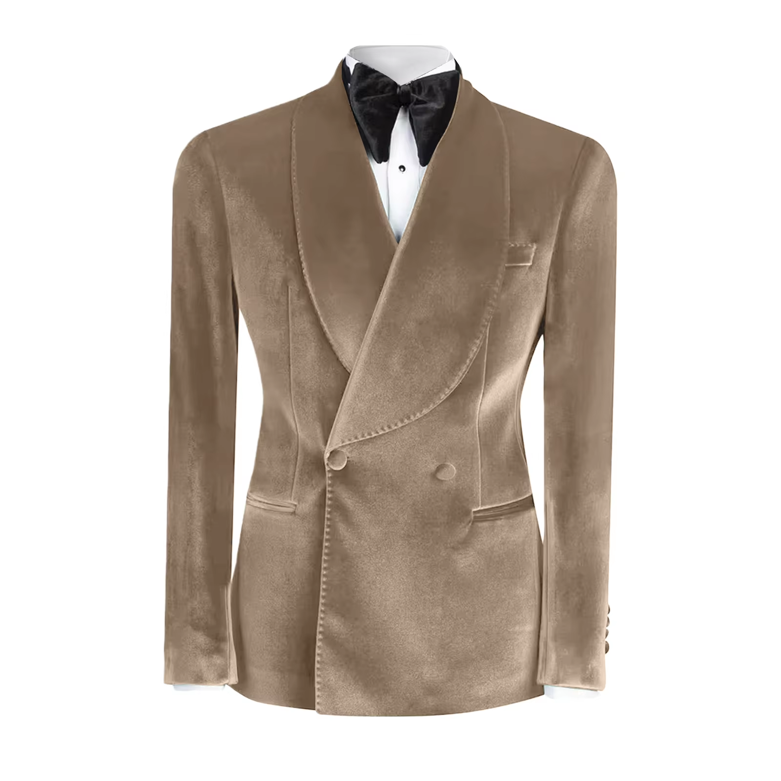 Velvet Men's Suits Blazer Doub - Elegant Formal Men'S Wear recension och pris