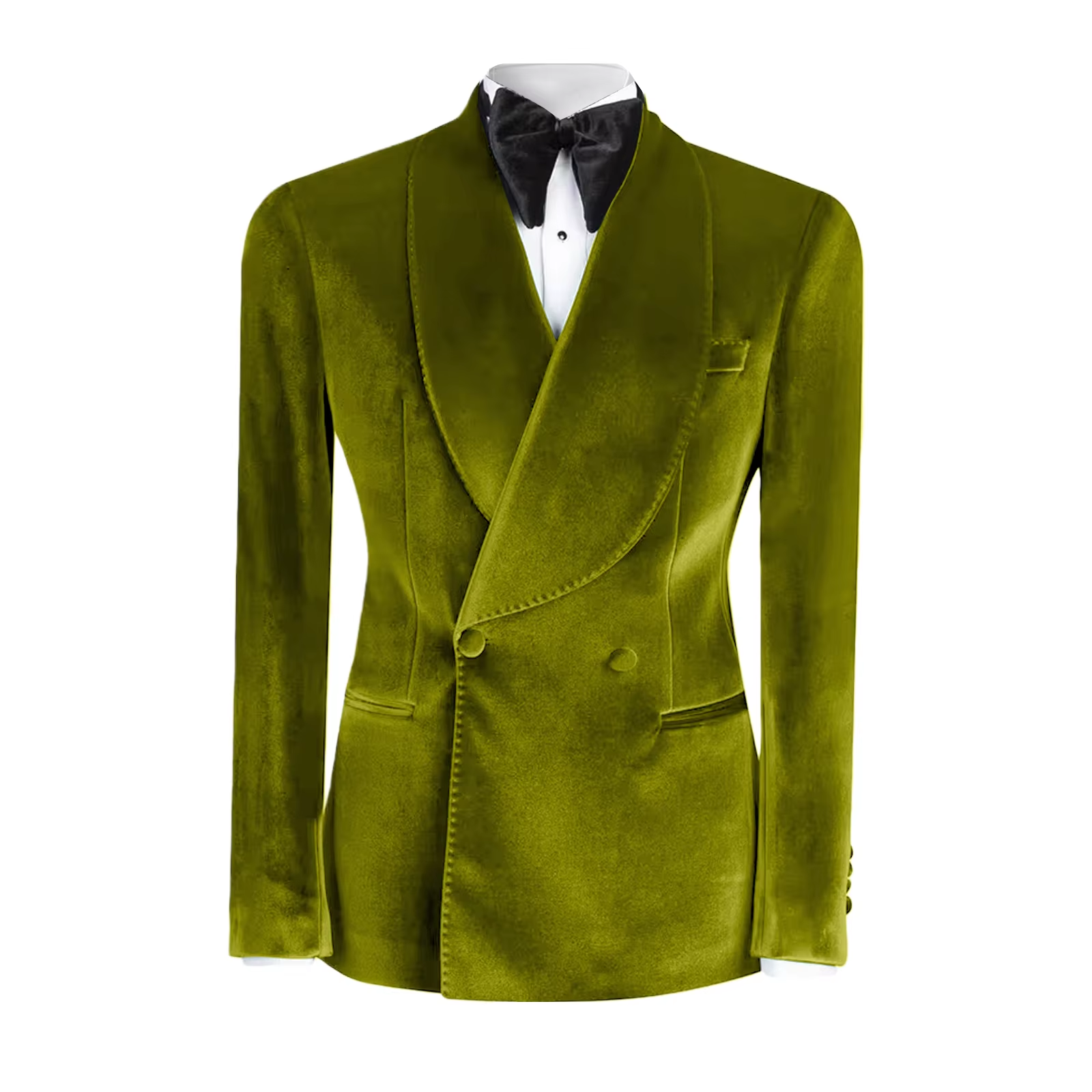 Velvet Men's Suits Blazer Doub - Elegant Formal Men'S Wear recension och pris