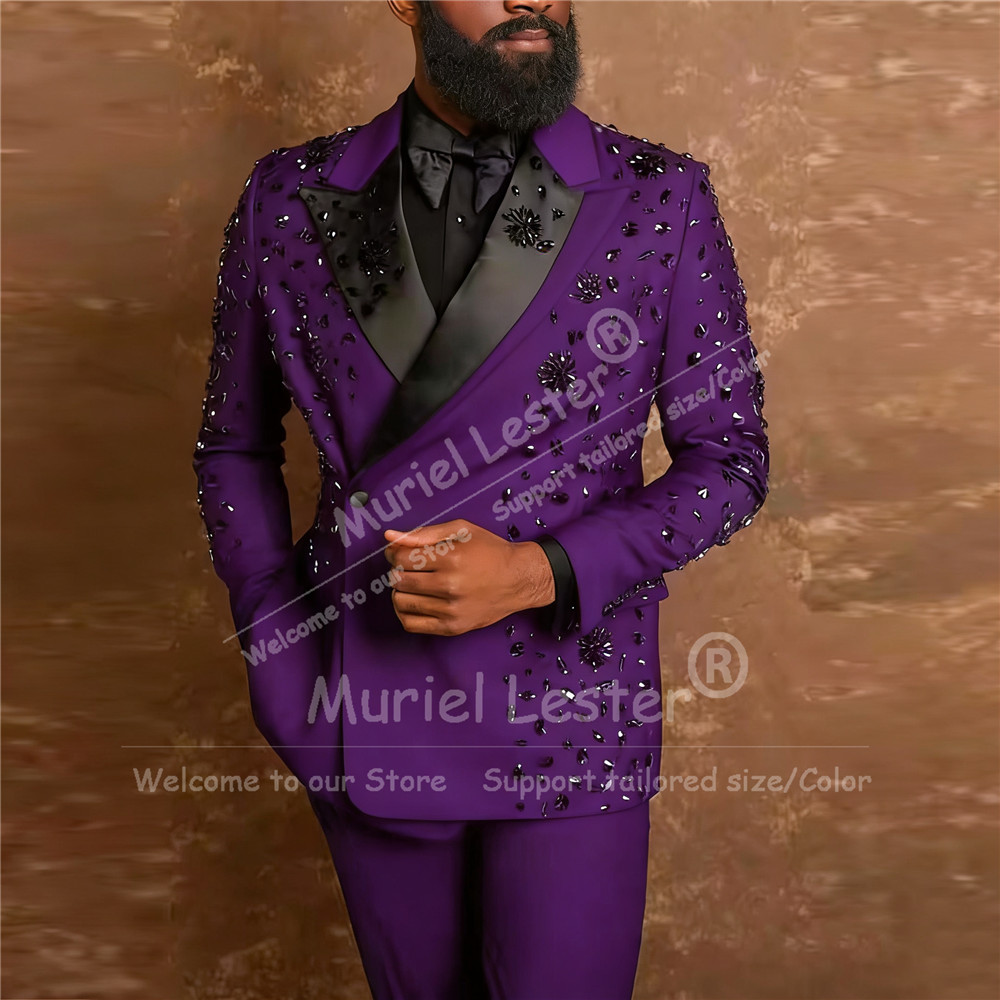 Exclusive Diamond Beaded Suit  - Men'S Formal Wear Attire recension och pris